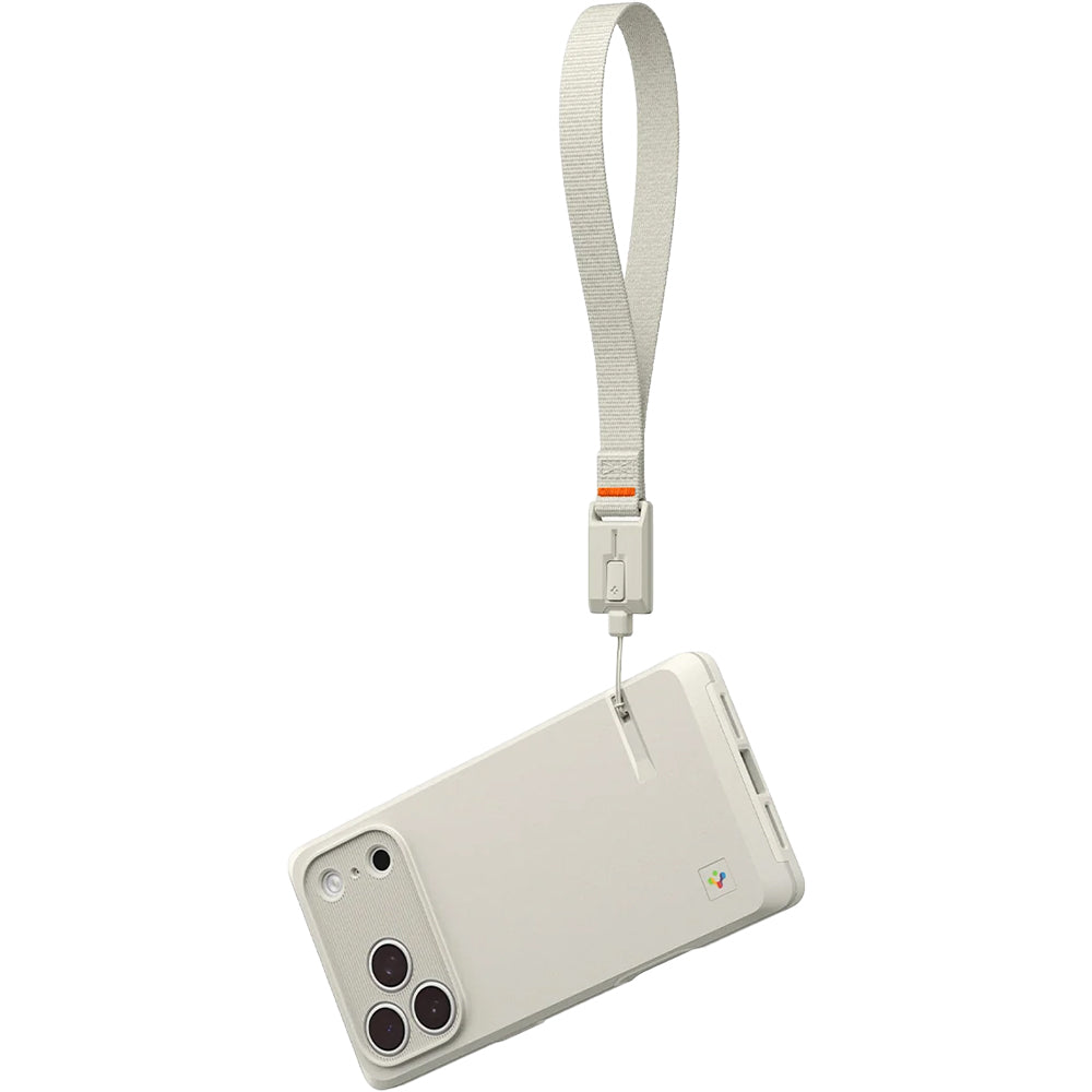 Handyband mit Handschlaufe, Spigen Classic LS Phone Strap DA30S-LS, Beige