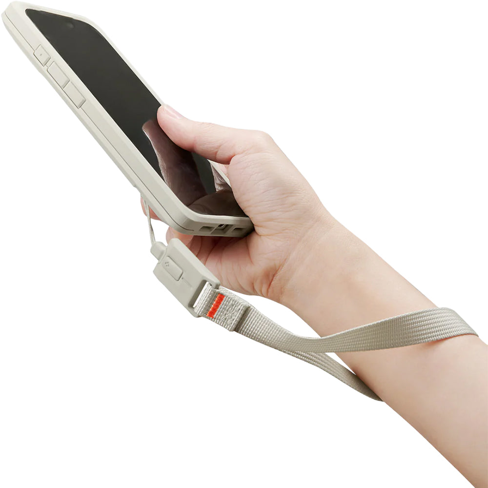Handyband mit Handschlaufe, Spigen Classic LS Phone Strap DA30S-LS, Beige