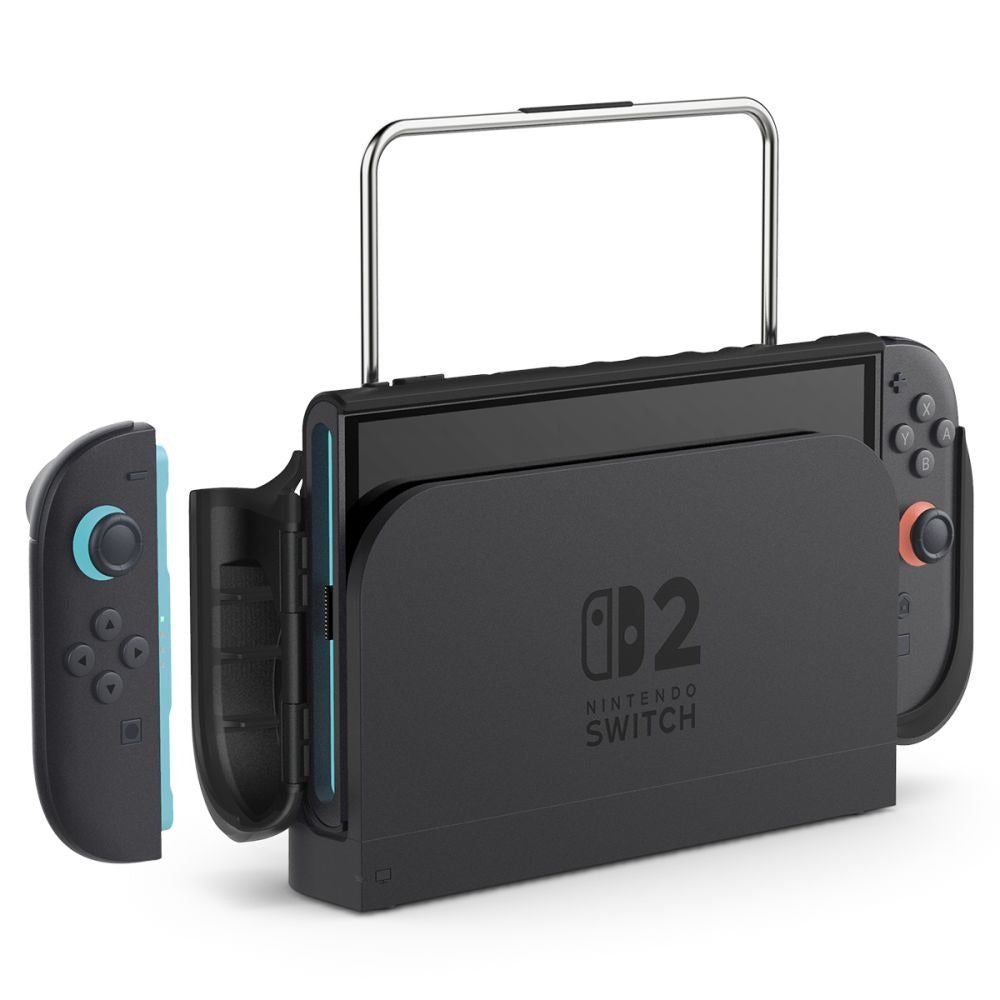 Hülle für Nintendo Switch 2, Spigen Dual Grip Pro, Schwarz