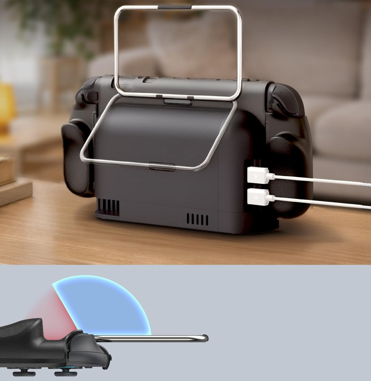 Hülle für Nintendo Switch 2, Spigen Dual Grip Pro, Schwarz