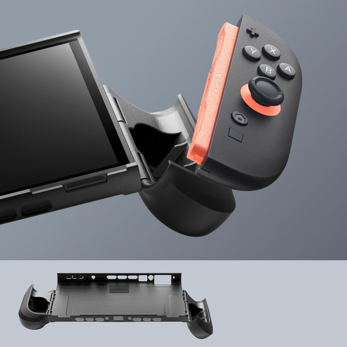Hülle für Nintendo Switch 2, Spigen Dual Grip Pro, Schwarz