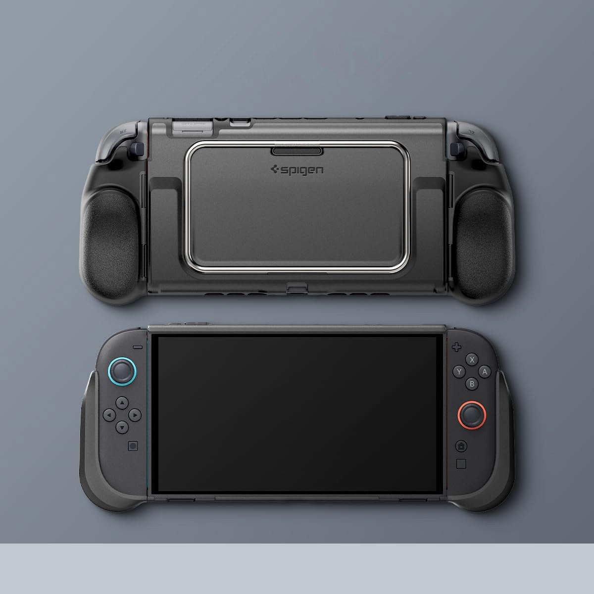 Hülle für Nintendo Switch 2, Spigen Dual Grip Pro, Schwarz