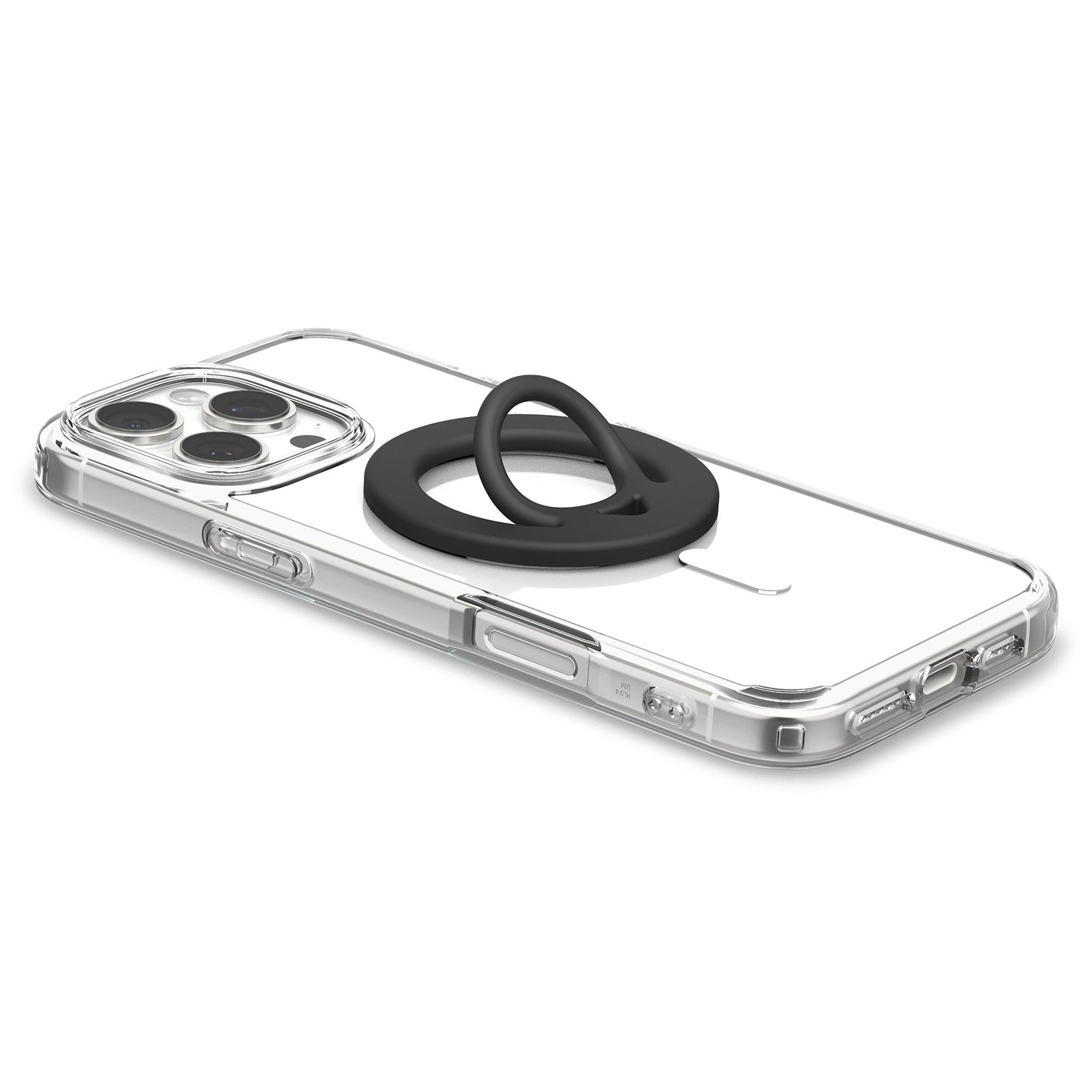 Magnetischer Fingerhalter für MagSafe, Spigen Dual Pop MagFit Holder, Schwarz