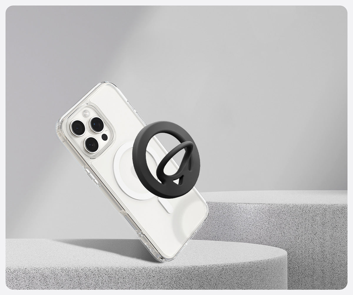 Magnetischer Fingerhalter für MagSafe, Spigen Dual Pop MagFit Holder, Schwarz