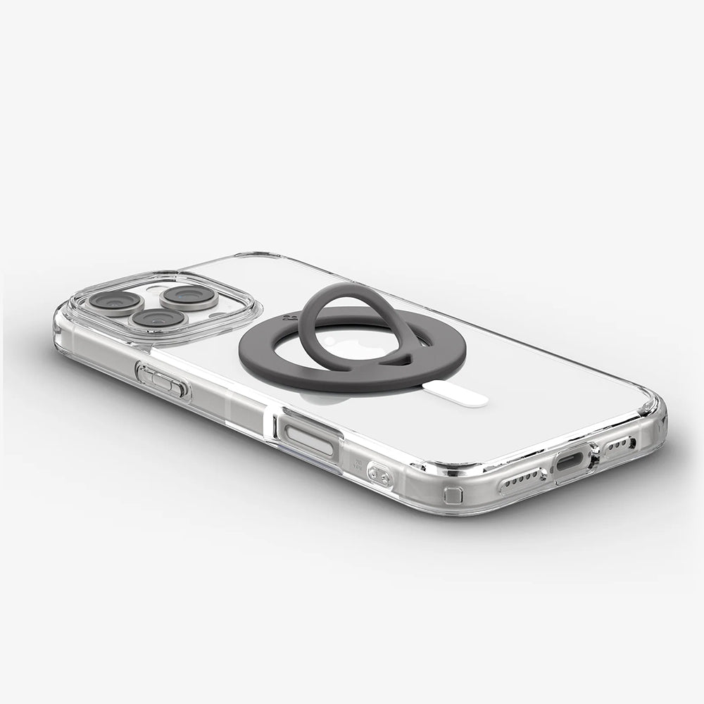 Magnetischer Fingerhalter für MagSafe, Spigen Dual Pop MagFit Holder, Dunkelgrau