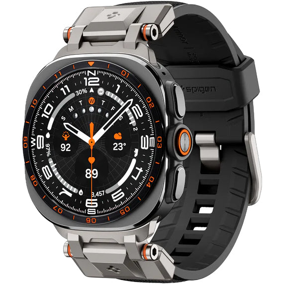 Armband für Galaxy Watch Ultra 2 / Ultra, Spigen DuraPro Armor, Schwarz