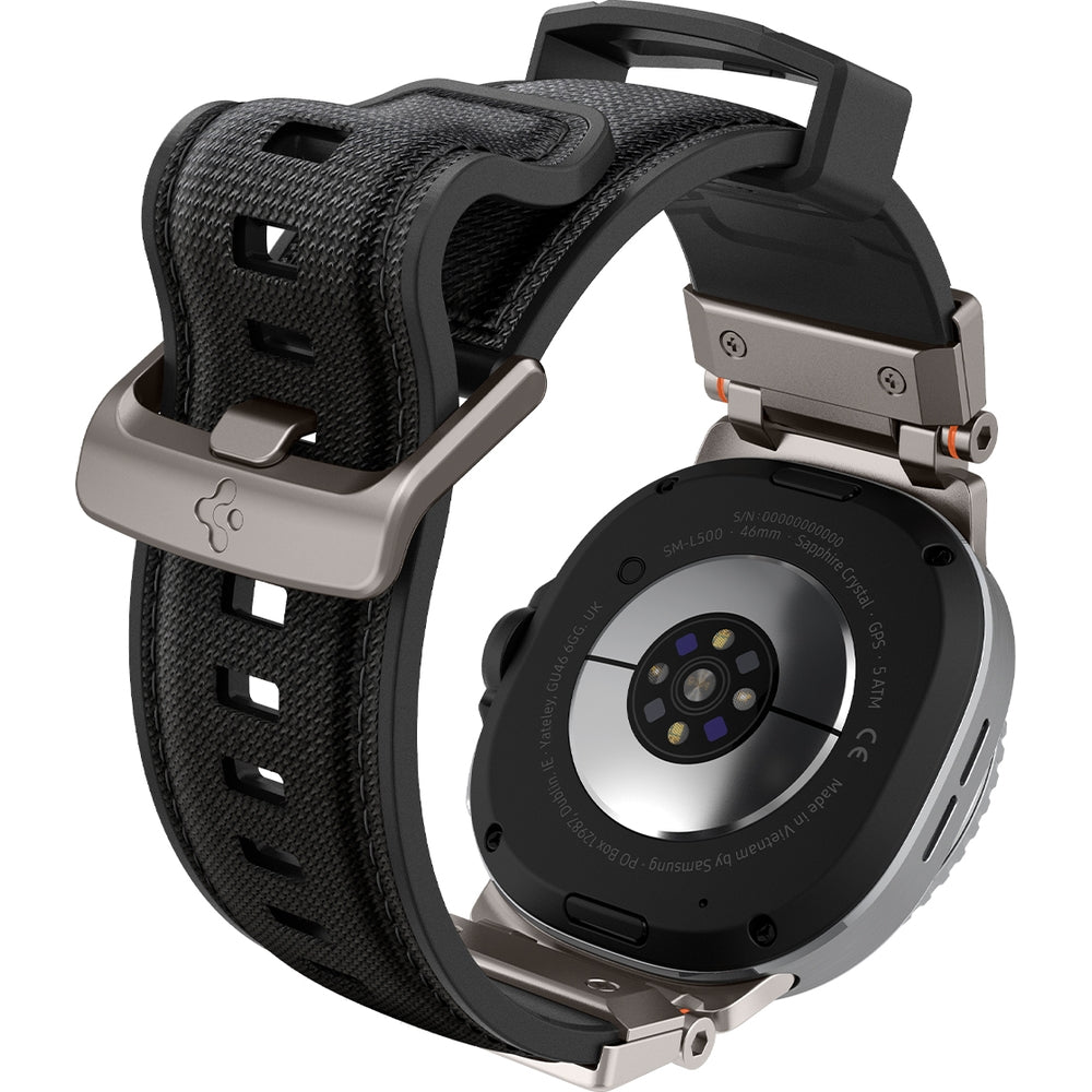 Armband für Galaxy Watch 8 / Classic, Spigen DuraPro Armor, Schwarz
