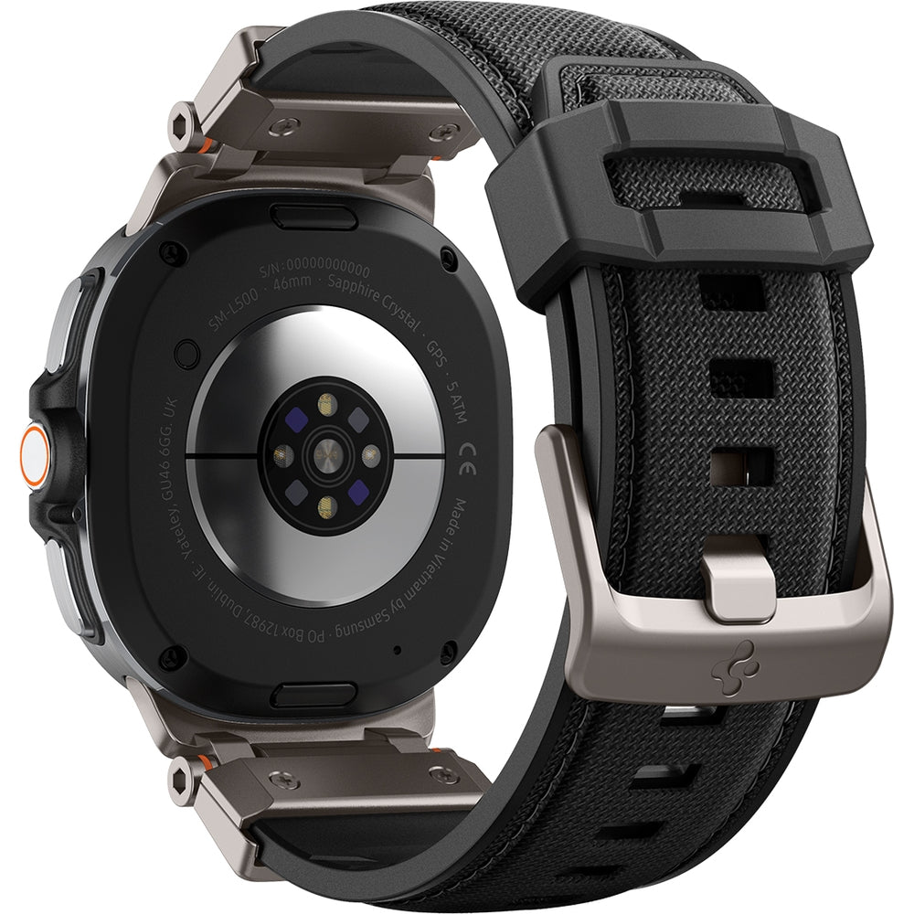 Armband für Galaxy Watch 8 / Classic, Spigen DuraPro Armor, Schwarz