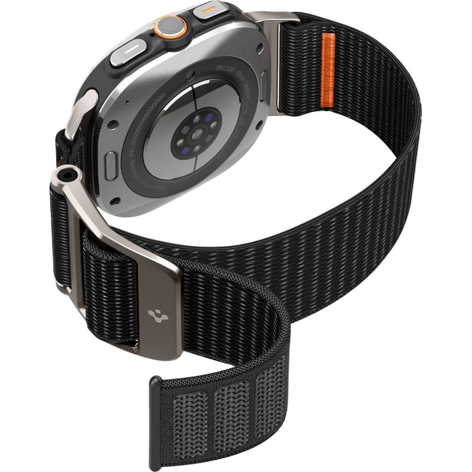 Armband für Galaxy Watch Ultra 2 / 1, Spigen DuraPro Flex Band, Schwarz