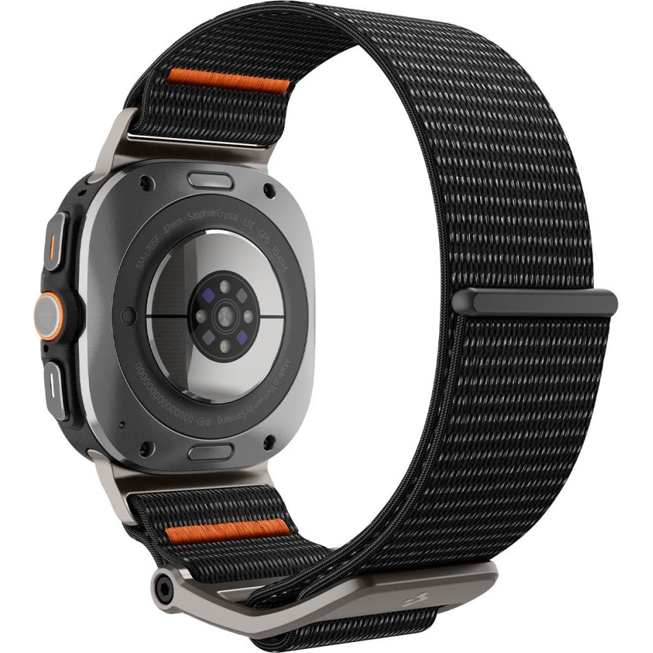 Armband für Galaxy Watch Ultra 2 / 1, Spigen DuraPro Flex Band, Schwarz