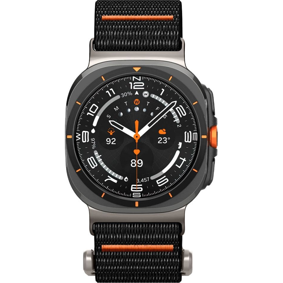 Armband für Galaxy Watch Ultra 2 / 1, Spigen DuraPro Flex Band, Schwarz