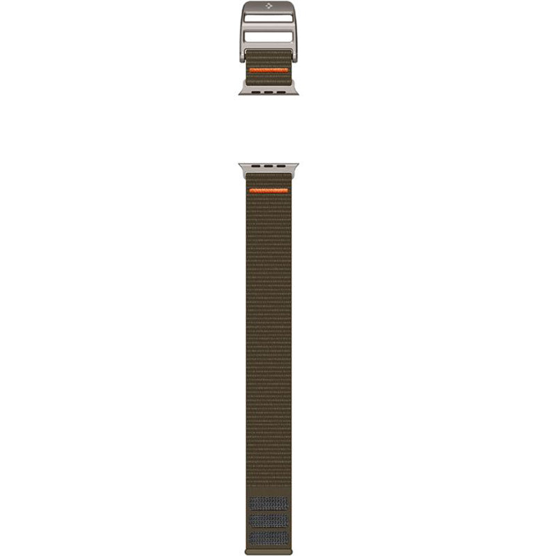 Armband für Apple Watch 49/46/45/44 mm, Spigen DuraPro Flex Ultra Band, Olivgrün
