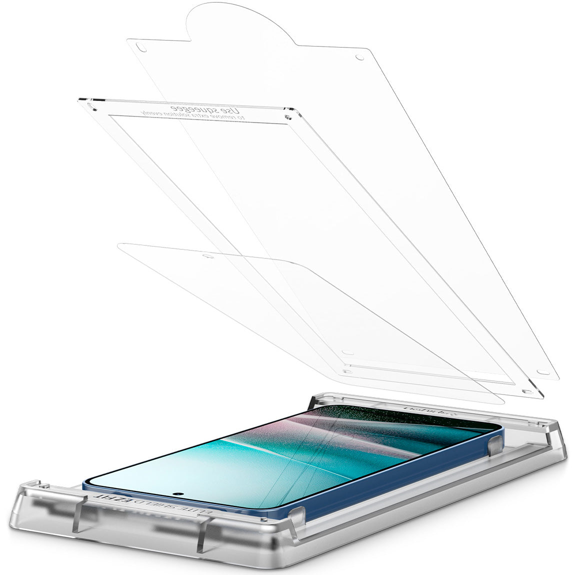 Bildschirmfolie + Applikator für Galaxy S25, Spigen Elite Shield EZ Fit 1-Pack