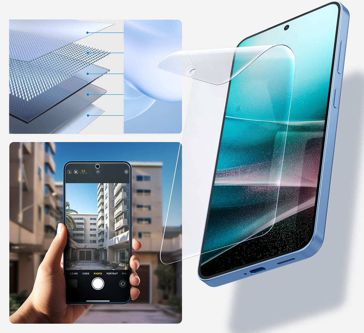 Bildschirmfolie + Applikator für Galaxy S25, Spigen Elite Shield EZ Fit 1-Pack