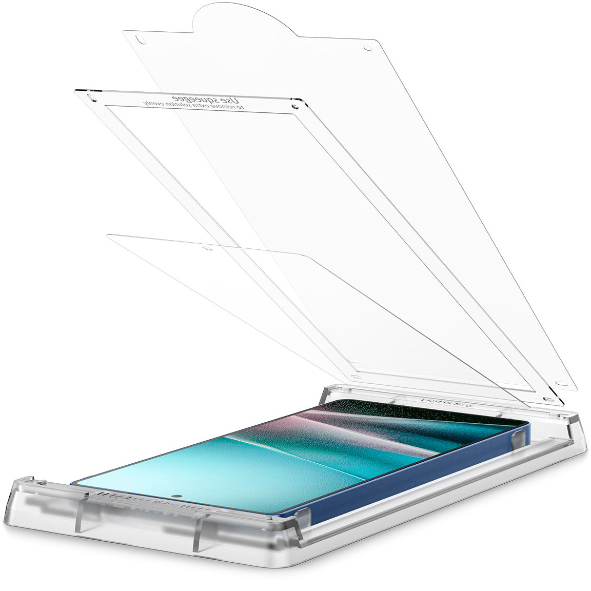 Bildschirmfolie + Applikator für Galaxy S25 Ultra, Spigen Elite Shield EZ Fit 1-Pack