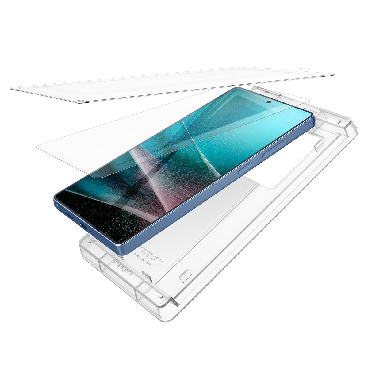Bildschirmfolie + Applikator für Galaxy S25 Ultra, Spigen Elite Shield EZ Fit 1-Pack