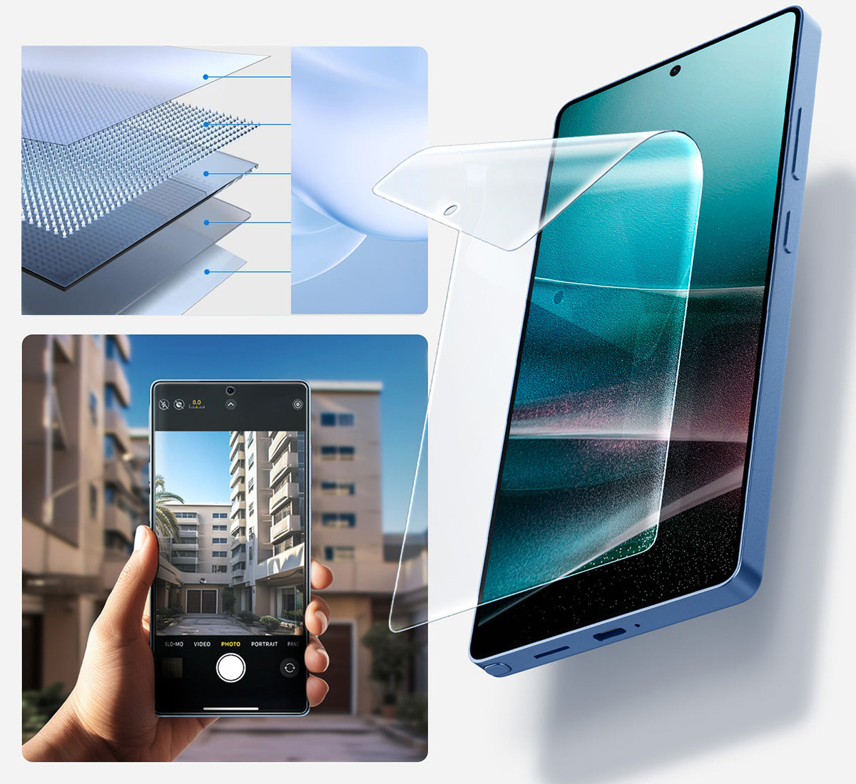 Bildschirmfolie + Applikator für Galaxy S25 Ultra, Spigen Elite Shield EZ Fit 1-Pack