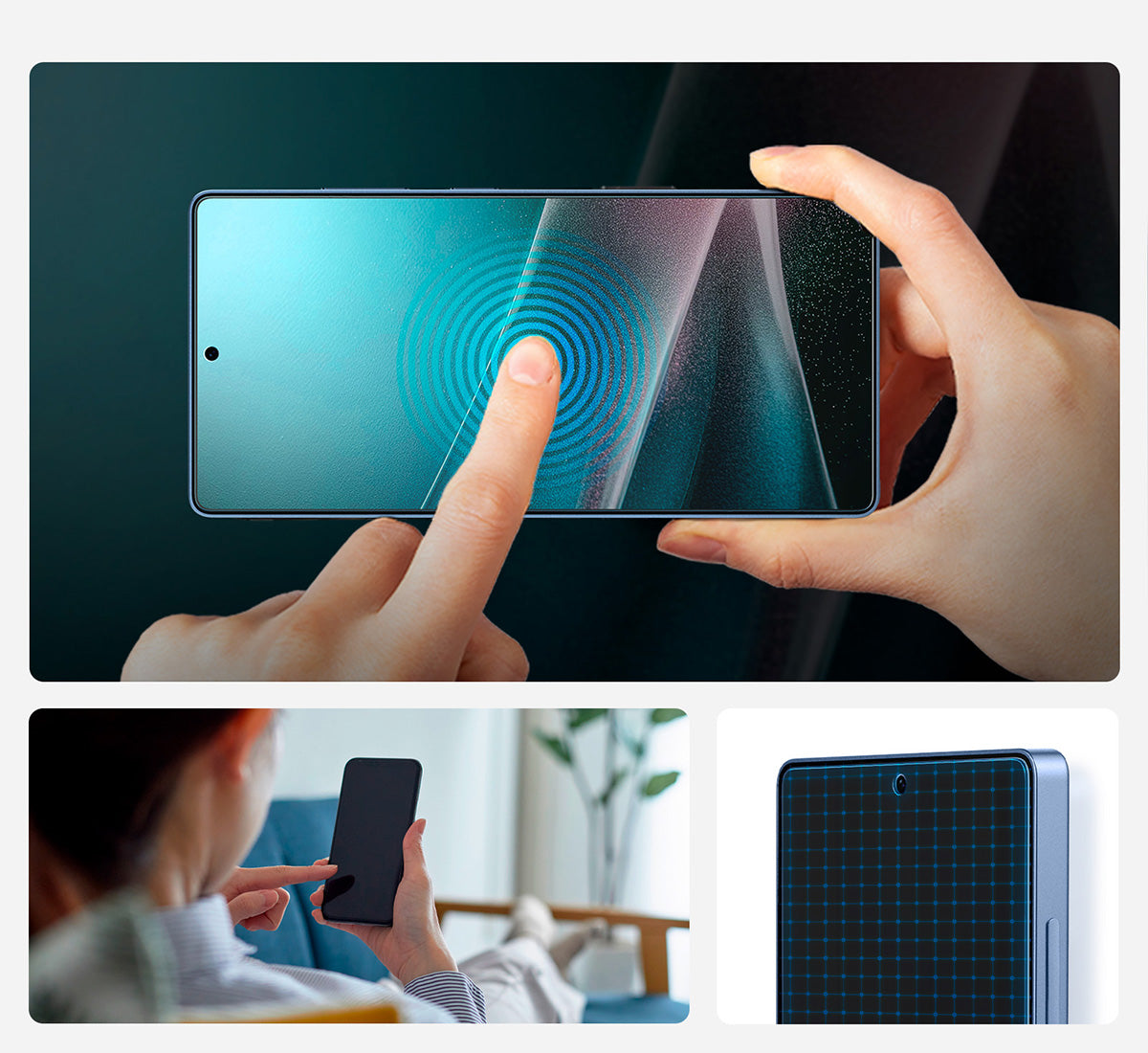 Bildschirmfolie + Applikator für Galaxy S25 Ultra, Spigen Elite Shield EZ Fit 1-Pack