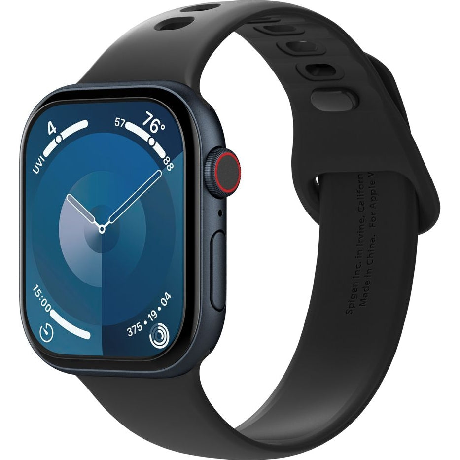 Hybridglas + Applikator für Apple Watch 10 42 mm, Spigen Elite Shield EZ Fit 2-Pack, Transparent