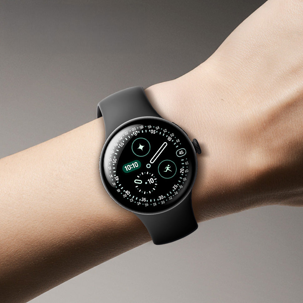 Bildschirmfolie + Applikator für Pixel Watch 4 / 3 (41 mm), Spigen Elite Shield EZ Fit 2-Pack, Transparent