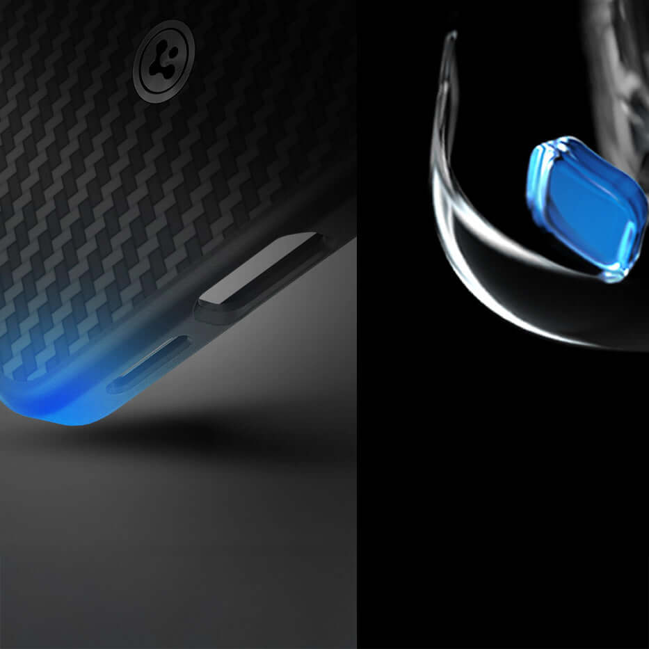 Magnetische-Handyhülle für Galaxy S25 Plus, Spigen Enzo Aramid, Schwarz-Silbern