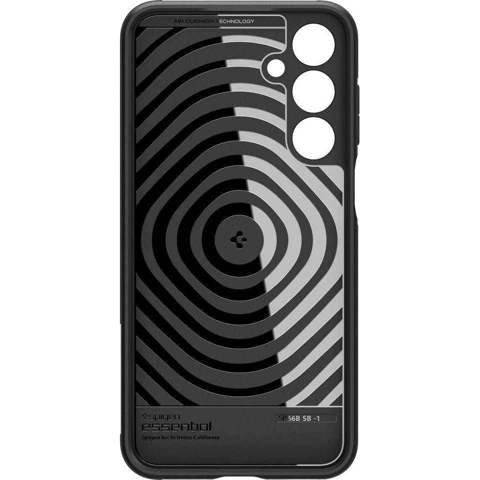 Handyhülle für Galaxy M35 5G, Spigen Essential SandBlast, Schwarz und Matte