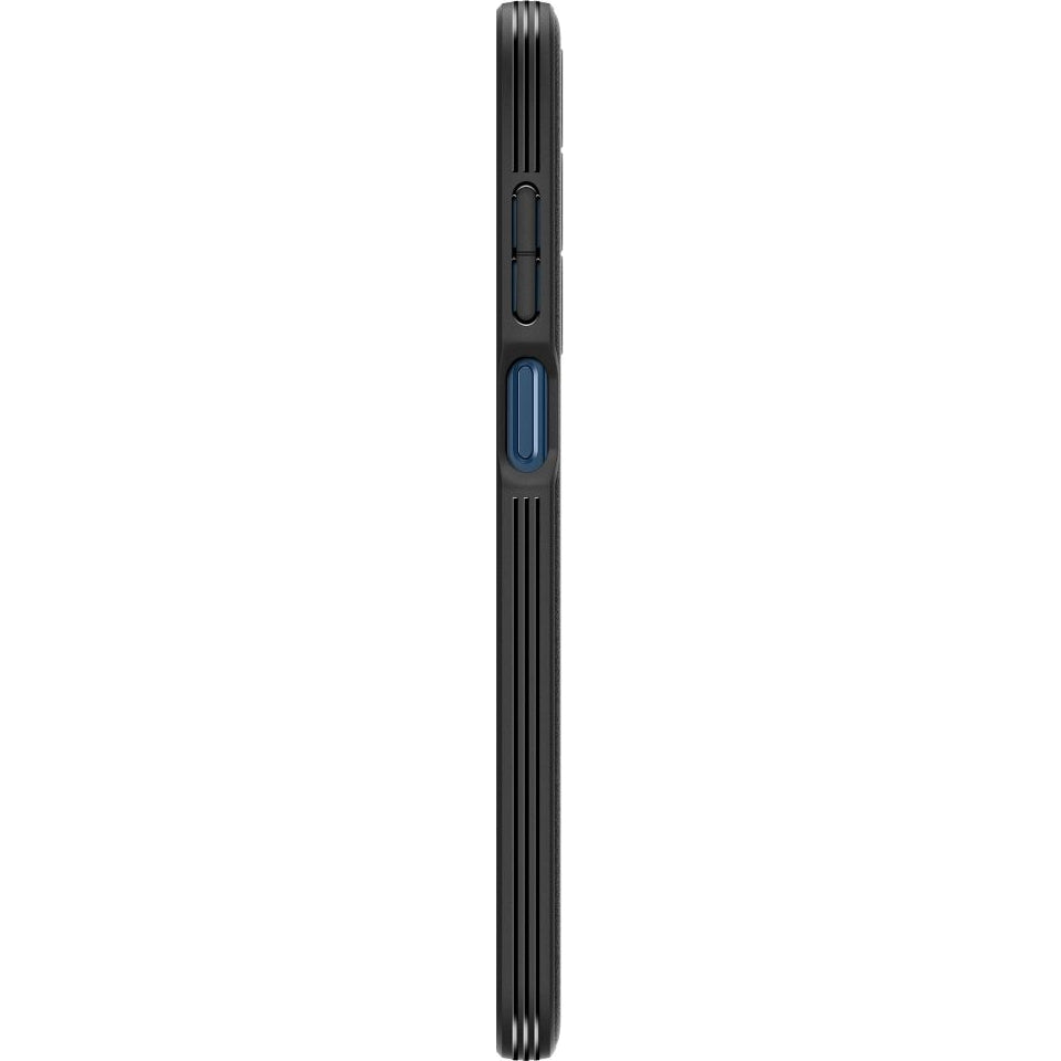 Handyhülle für Galaxy M35 5G, Spigen Essential SandBlast, Schwarz und Matte
