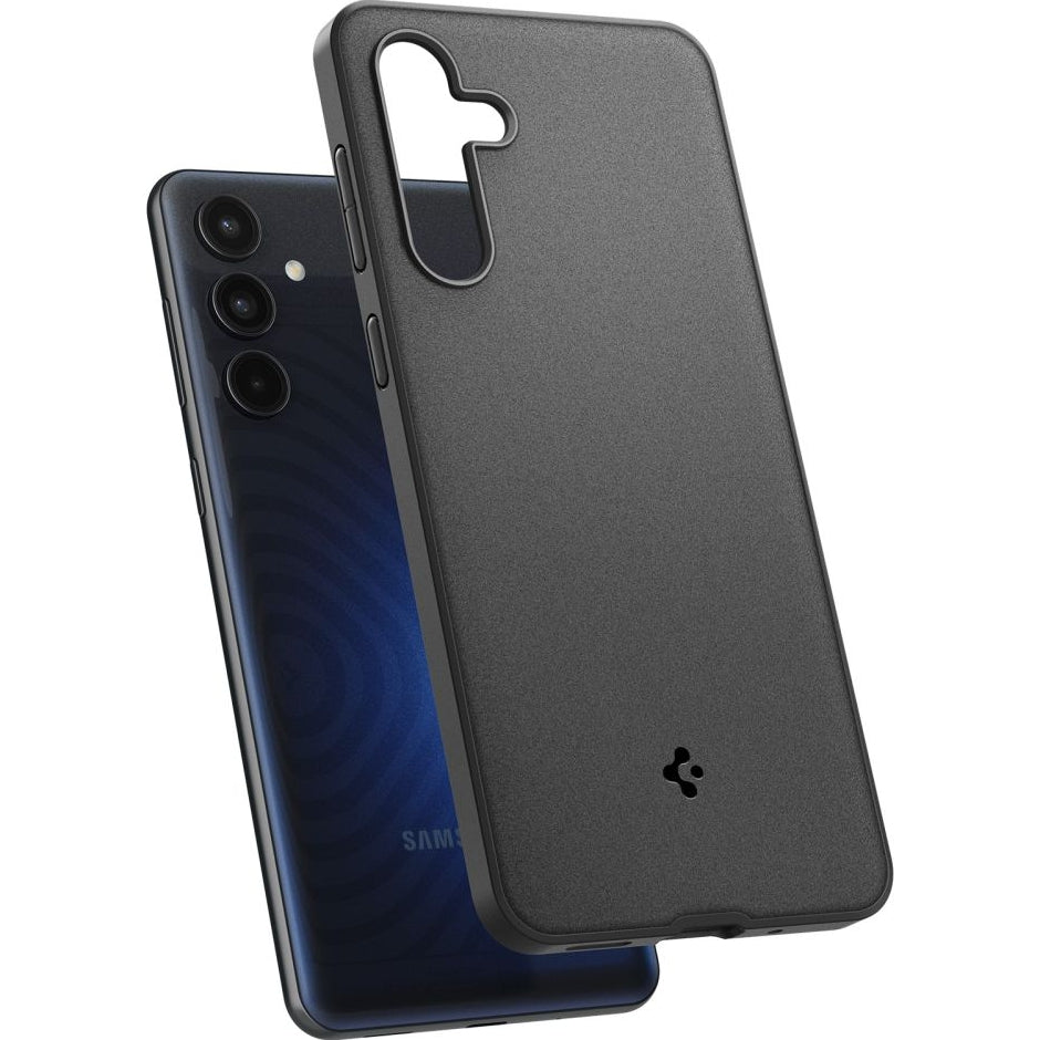Schutzhülle für Galaxy M55 5G, Spigen Essential SandBlast, Schwarz und Matte