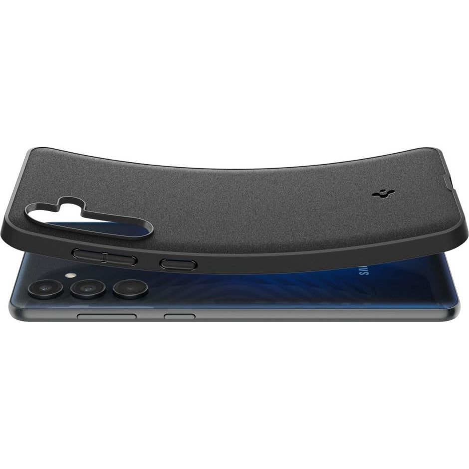 Schutzhülle für Galaxy M55 5G, Spigen Essential SandBlast, Schwarz und Matte