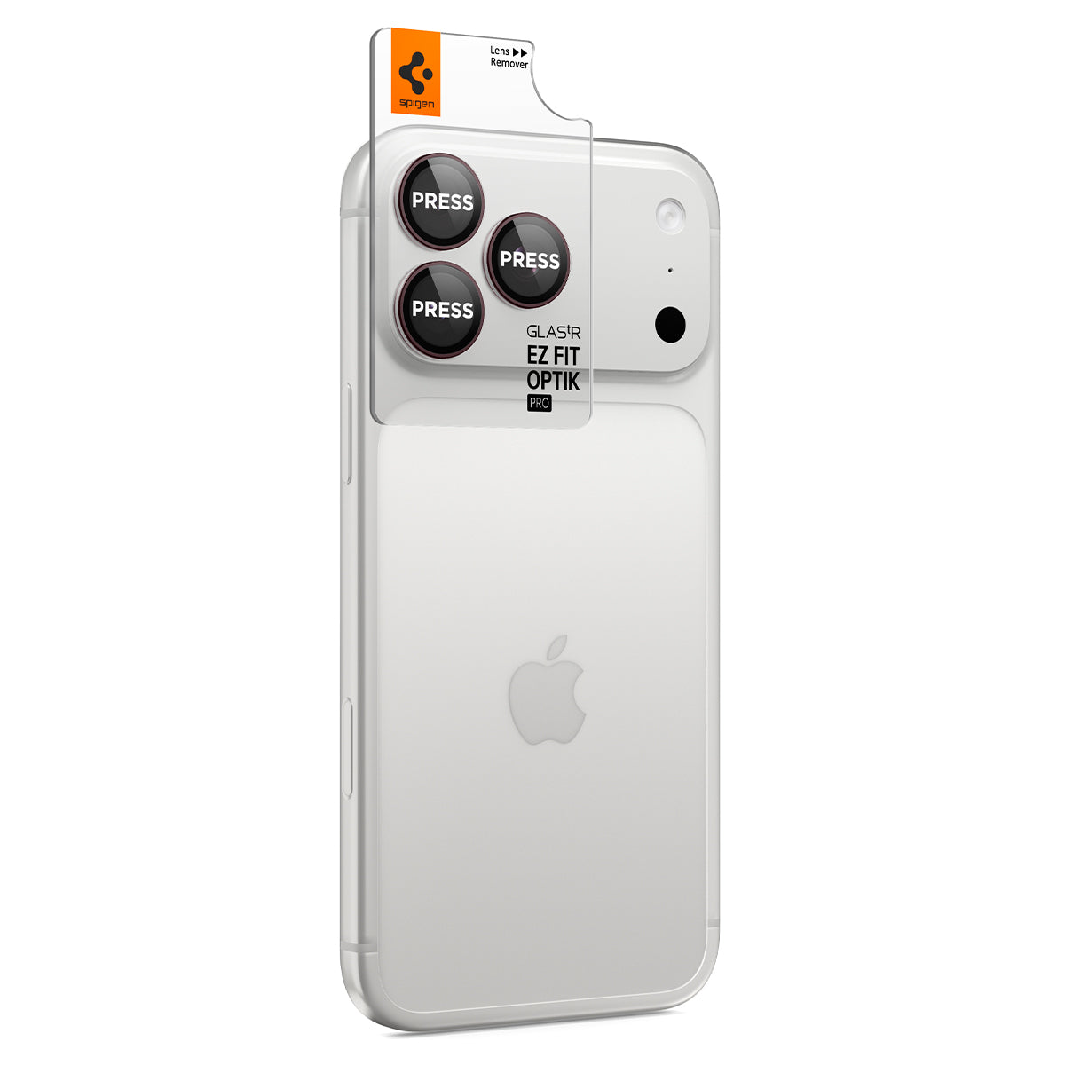 Glas für die Kamera für iPhone 18 Pro Max / 18 Pro, Spigen Glas.tR EZ Fit Optik Pro 2-Pack, Rotwein (11/11)
