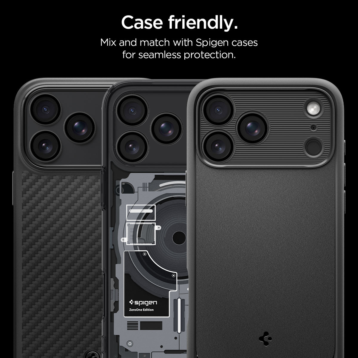 Glas für die Kamera für iPhone 18 Pro Max / 18 Pro, Spigen Glas.tR EZ Fit Optik Pro 2-Pack, Dunkelgrau (5/11)