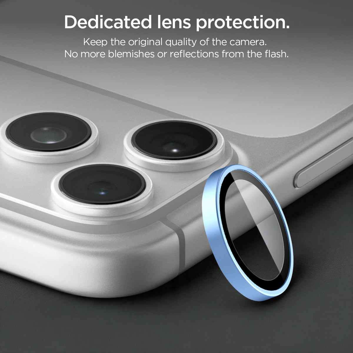 Glas für die Kamera für iPhone 18 Pro Max / 18 Pro, Spigen Glas.tR EZ Fit Optik Pro 2-Pack, Blau (6/11)
