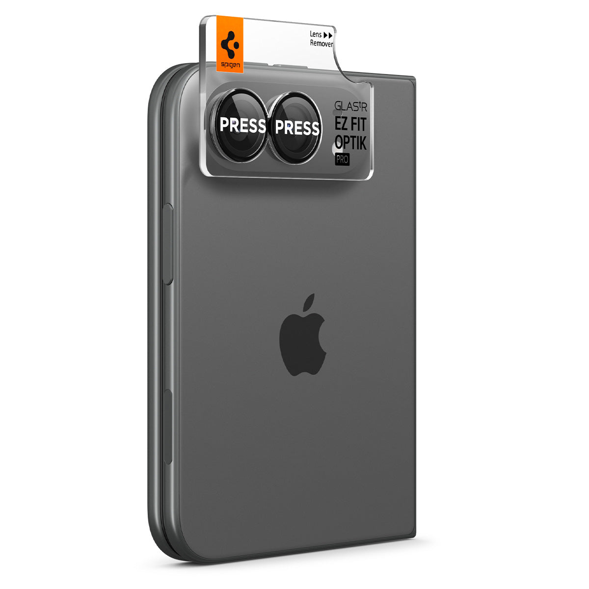 Glas für die Kamera für iPhone Ultra, Spigen Glas.tR EZ Fit Optik Pro 2-Pack, Schwarz (3/7)
