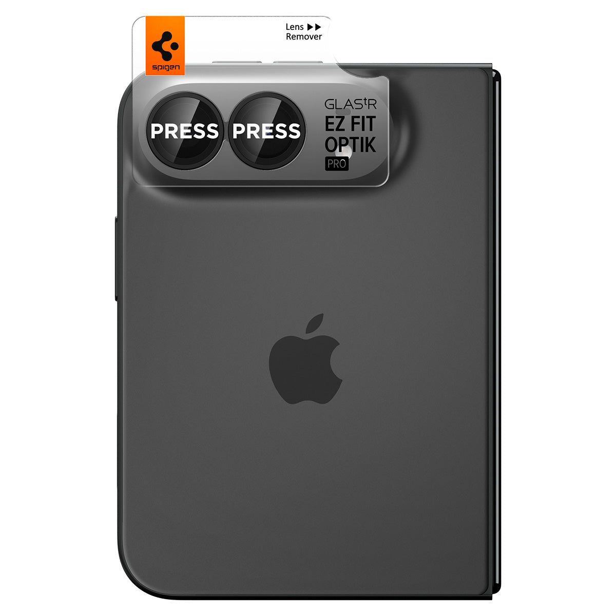 Glas für die Kamera für iPhone Ultra, Spigen Glas.tR EZ Fit Optik Pro 2-Pack, Schwarz (6/7)