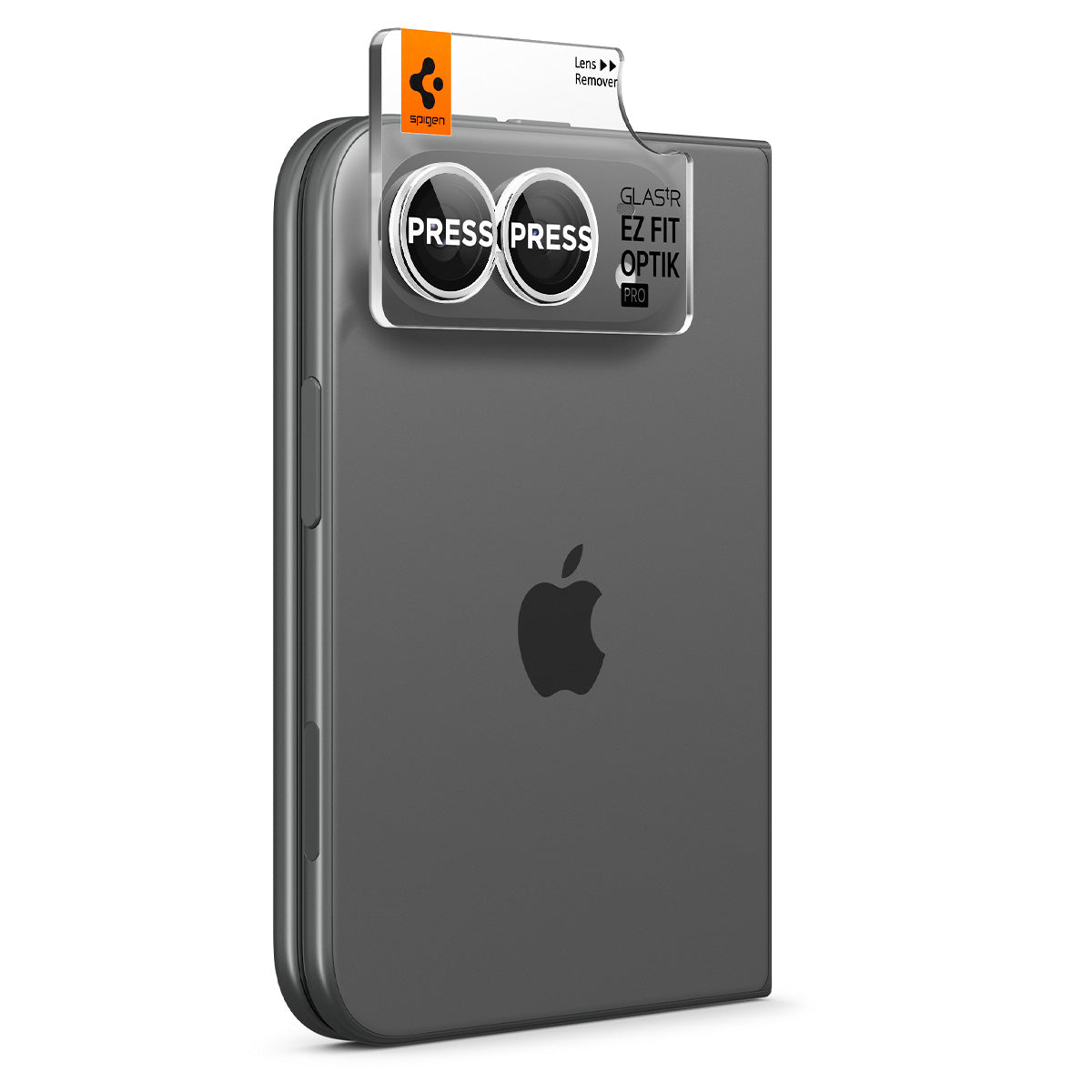 Glas für die Kamera für iPhone Ultra, Spigen Glas.tR EZ Fit Optik Pro 2-Pack, Weiß (7/7)