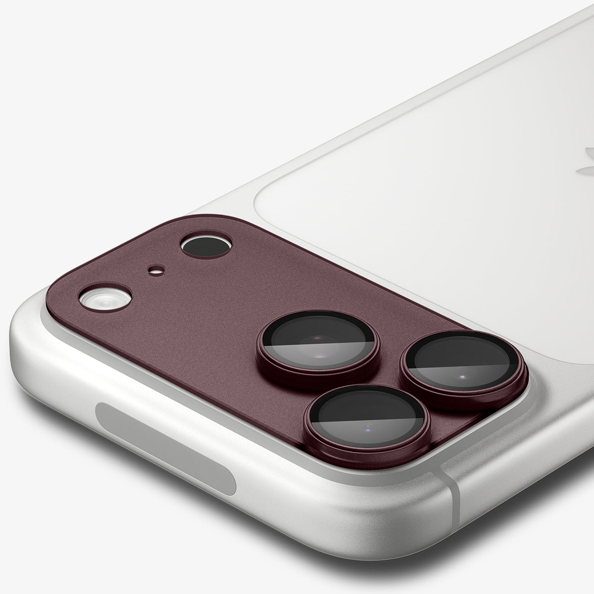 Glas für die Kamera für iPhone 18 Pro, Spigen Glas.tR Ez Fit Optik Pro XL 1-Pack, Rotwein (10/15)