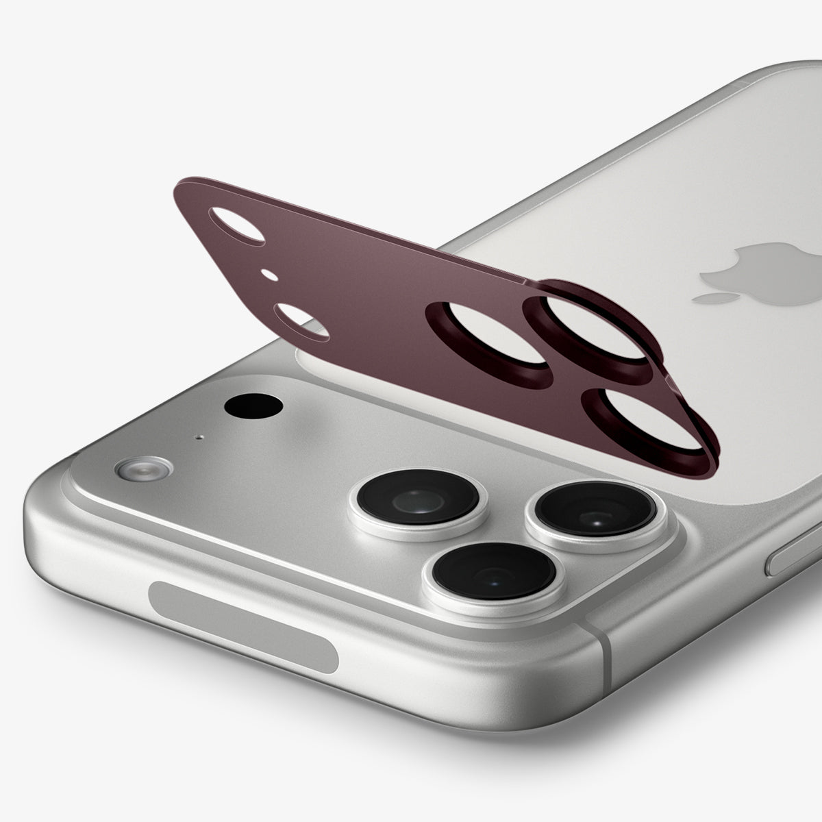 Glas für die Kamera für iPhone 18 Pro Max, Spigen Glas.tR Ez Fit Optik Pro XL 1-Pack, Rotwein (3/15)