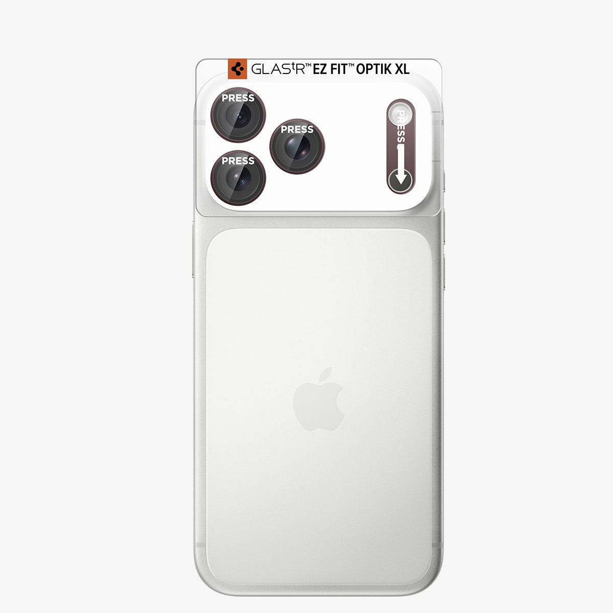Glas für die Kamera für iPhone 18 Pro Max, Spigen Glas.tR Ez Fit Optik Pro XL 1-Pack, Rotwein (13/15)