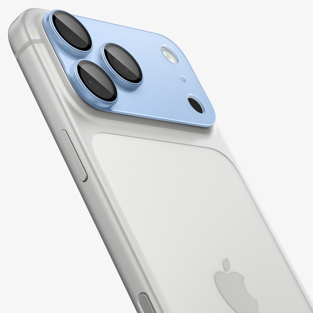 Glas für die Kamera für iPhone 18 Pro Max, Spigen Glas.tR Ez Fit Optik Pro XL 1-Pack, Blau (9/15)