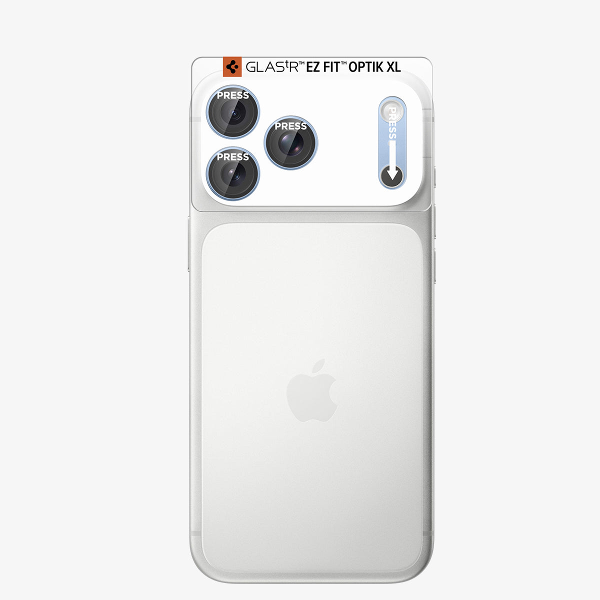 Glas für die Kamera für iPhone 18 Pro Max, Spigen Glas.tR Ez Fit Optik Pro XL 1-Pack, Blau (13/15)