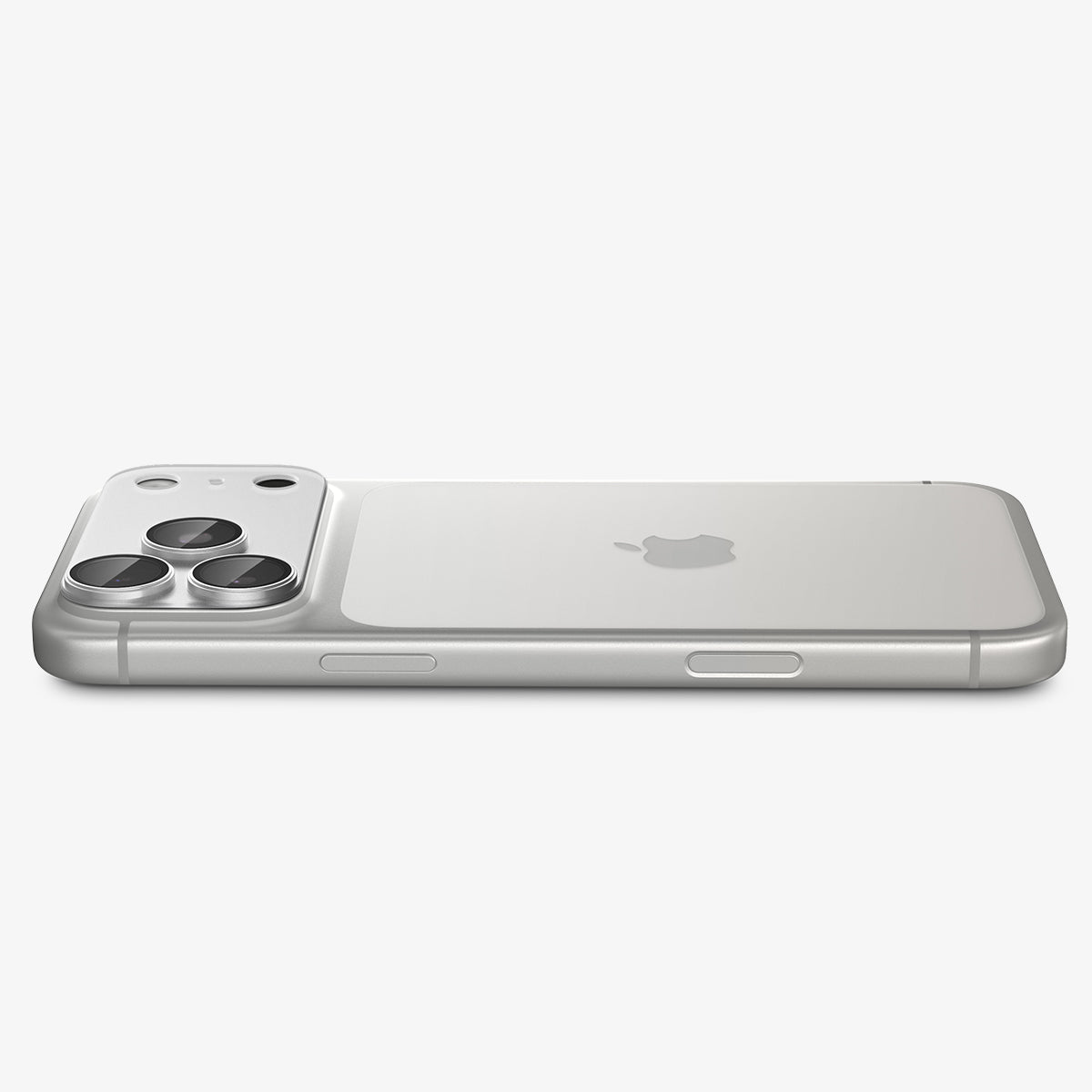 Glas für die Kamera für iPhone 18 Pro, Spigen Glas.tR Ez Fit Optik Pro XL 1-Pack, Silbern (15/15)