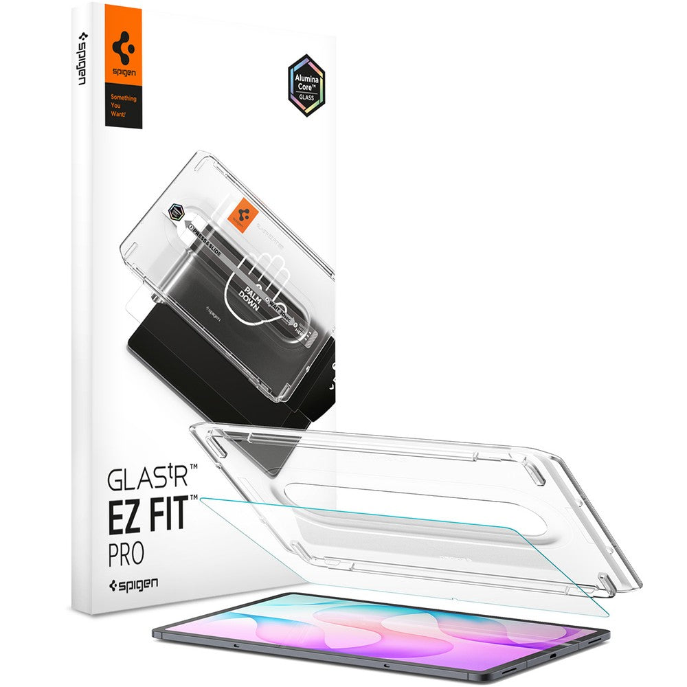 Glas + Applikator für Galaxy Tab S12 Plus, Spigen Glas.tR EZ Fit Pro 1-Pack (AC) (1/12)