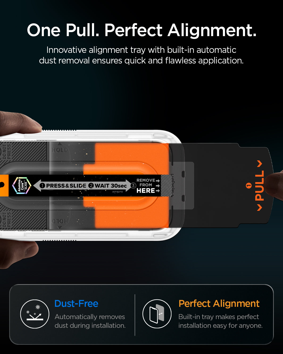 Glas + Applikator für iPhone 18 Pro / 17 Pro / 17 / 16 Pro, Spigen Glas.tR EZ Fit Pro 2-Pack (AC) (10/14)