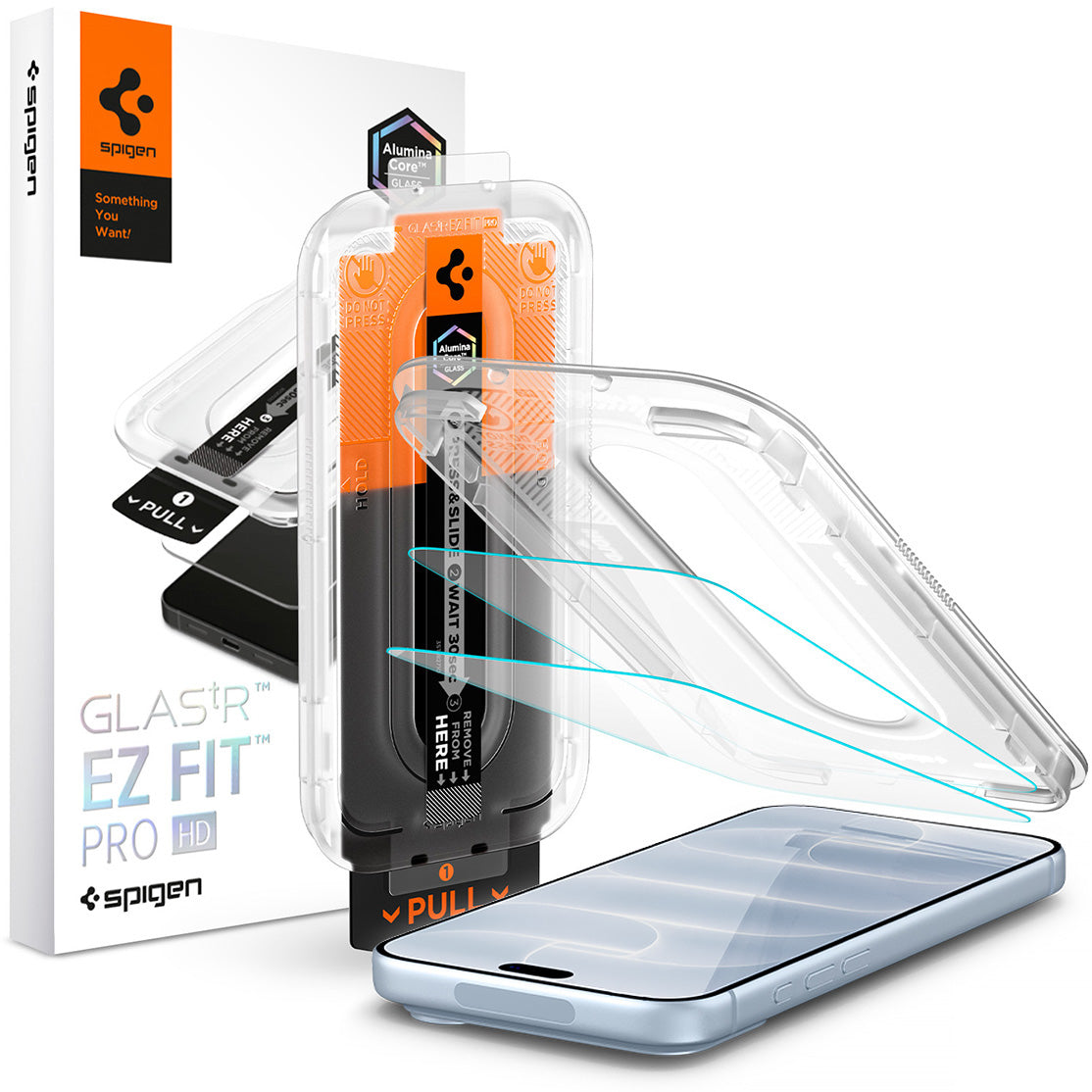 Glas + Applikator für iPhone 18 Pro Max / 17 Pro Max / 16 Pro Max, Spigen Glas.tR EZ Fit Pro 2-Pack (AC) (1/14)