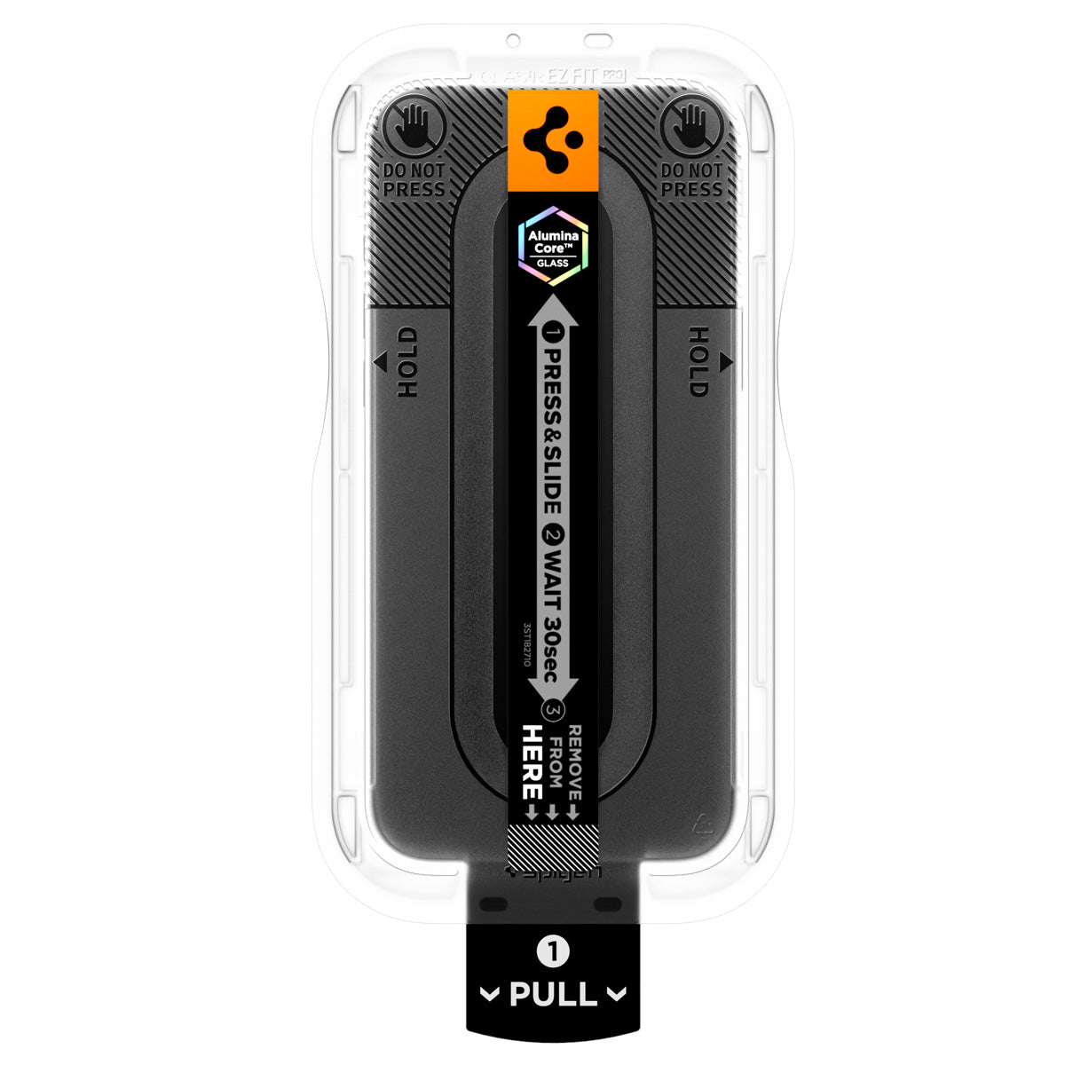 Glas + Applikator für iPhone 18 Pro, Spigen Glas.tR EZ Fit Pro (AC) Privacy 2-Pack (12/14)