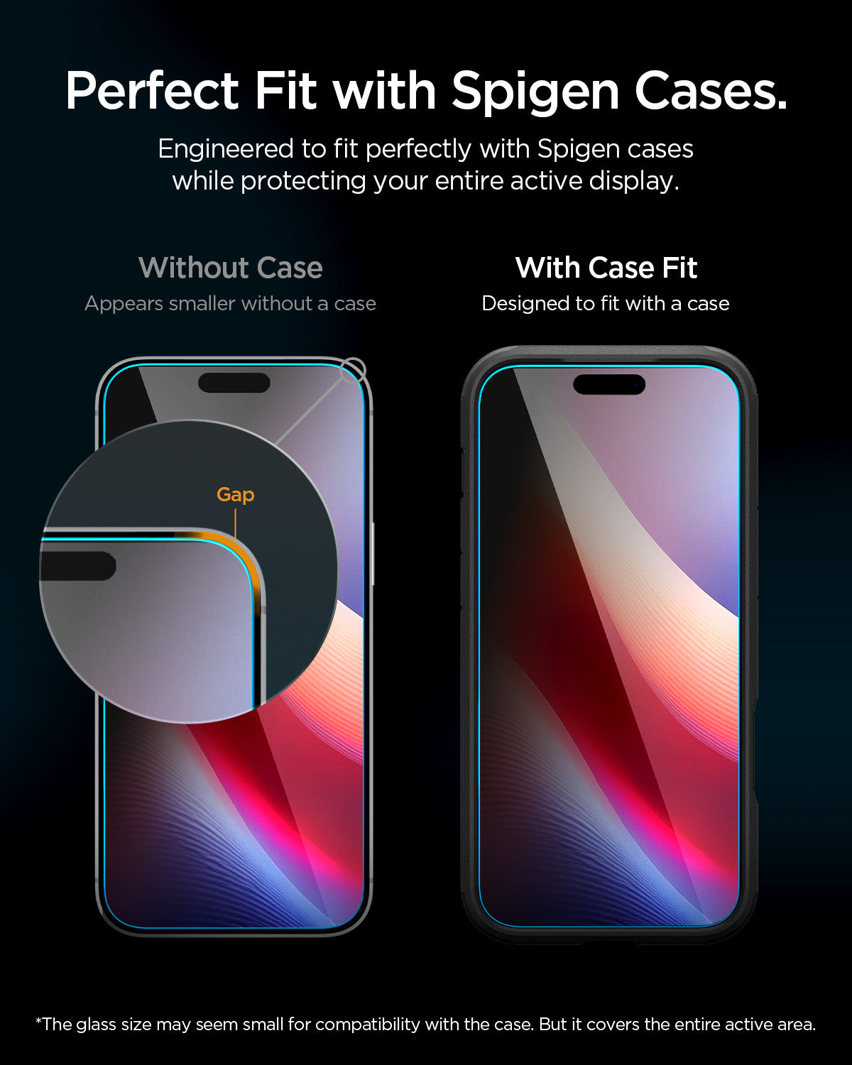 Glas + Applikator für iPhone 18 Pro Max, Spigen Glas.tR EZ Fit Pro (AC) Privacy 2-Pack (7/14)