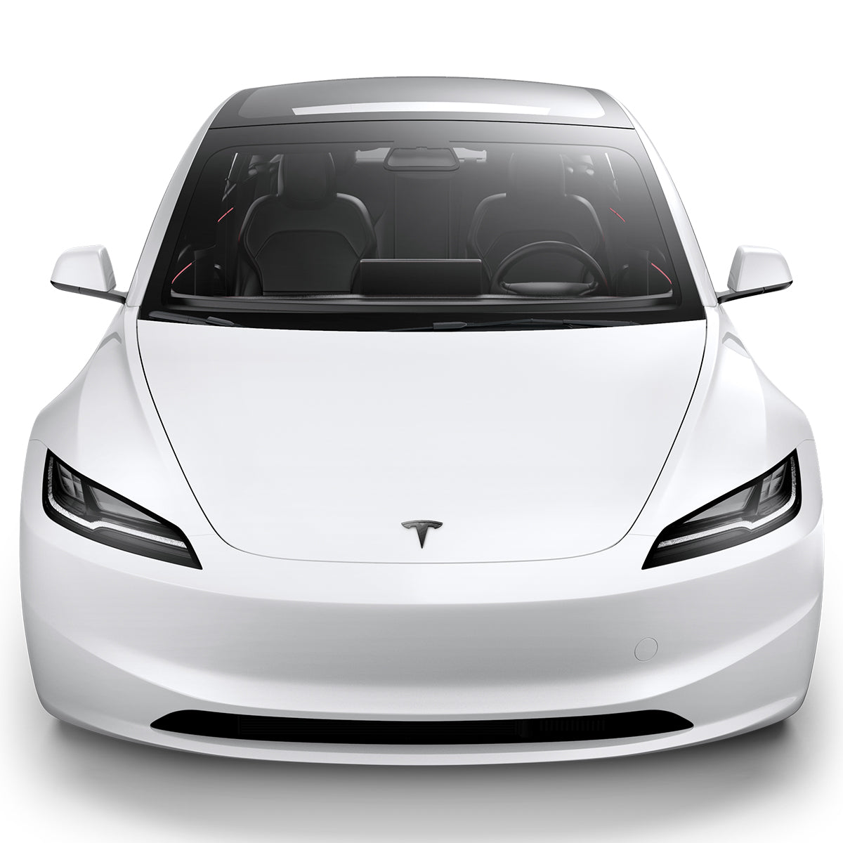 Schutzabdeckung für Motorhaubenemblem/Marker für Tesla Model 3 Highland 2024-25, Spigen, Carbon