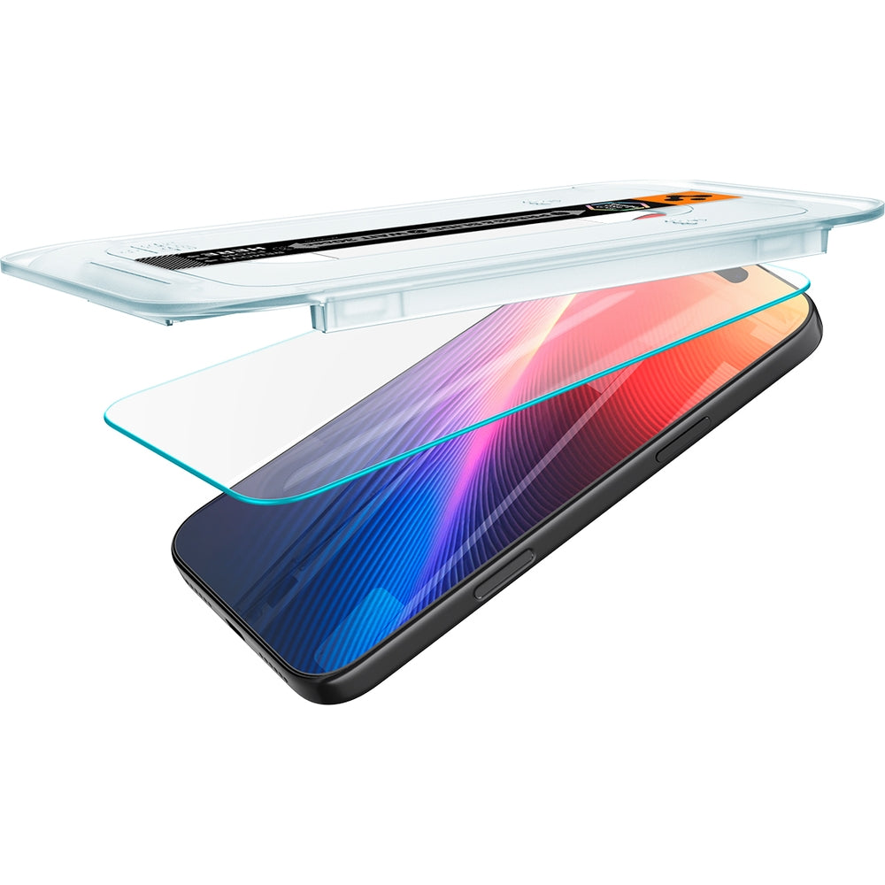Glas + Applikator für iPhone 17 Pro Max / 16 Pro Max, Spigen Glas.tR EZ Fit 2-Pack (AC)