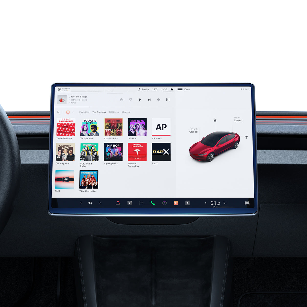 Glas für Tesla Model 3 2024-2026 / Y 2024-26, Spigen Glas.tR EZ Fit FC AC 1-Pack, Schwarzer Rahmen