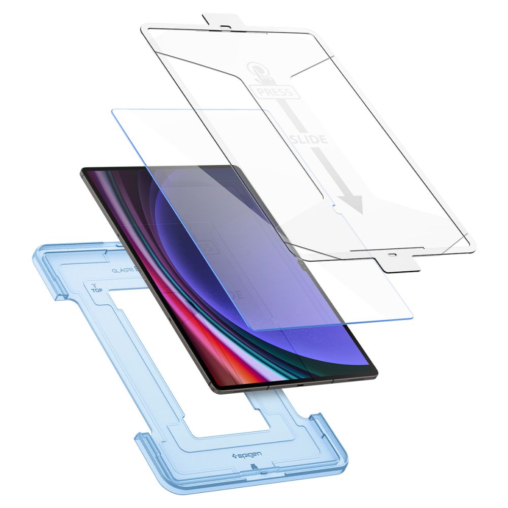 Glas für die Schutzhülle für Galaxy Tab S10 Ultra / S9 Ultra, Spigen Glas.tR EZ Fit 1-Pack